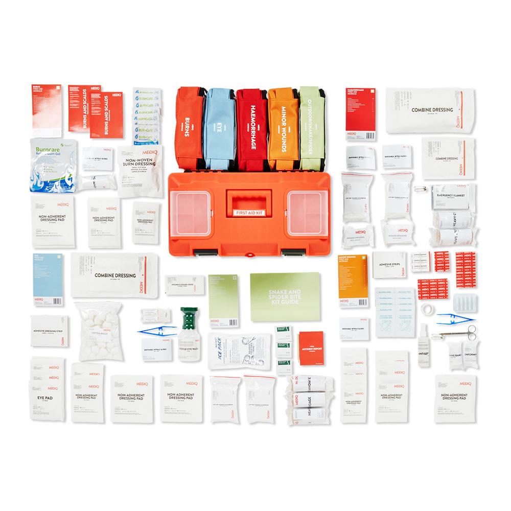 Mediq FAMKT Incident Ready Kit Plastic Tackle Box – image 1