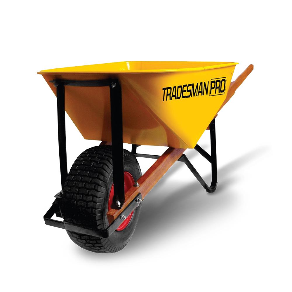 Tradesman STW1000NGS 100L Pro Range Wide Wheel Heavy Duty Wheelbarrow