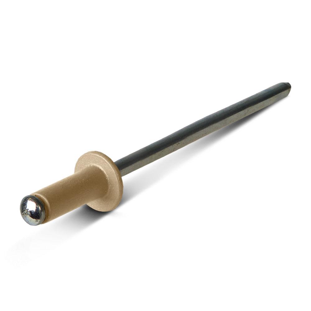 Apex AS-4-3-PB-HP 100-Pack 3.2mm x 8.6mm Aluminium/Steel Paperbark Rivet – image 2