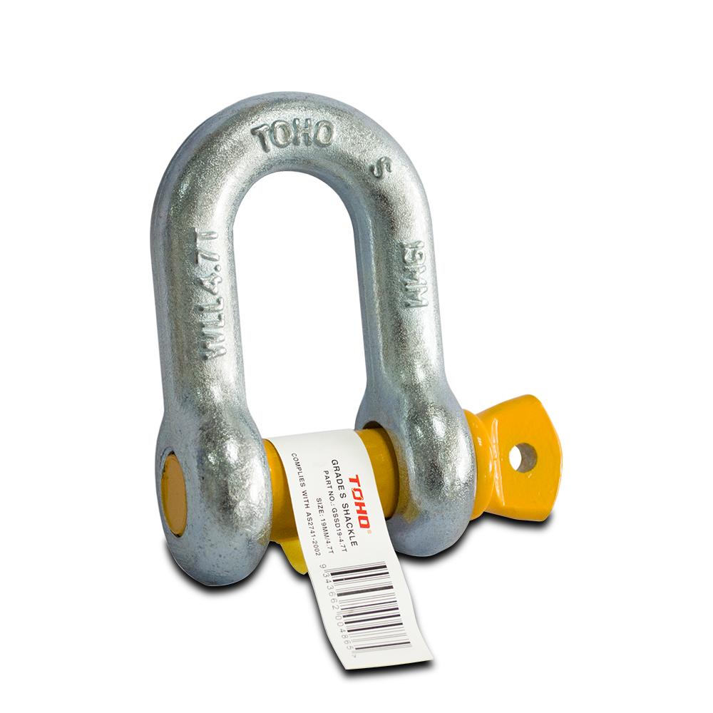 Toho GSSD22-6.5T 6.5T 22mm Grade Screw Pin Dee Shackle – image 2