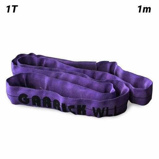 Garrick GRS1T1M 1T 1m Round Sling - Purple