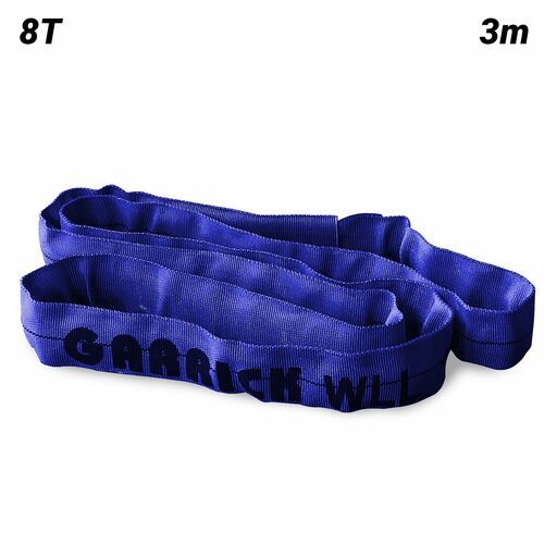 Garrick GRS8T3M 8T 3m Round Sling - Blue