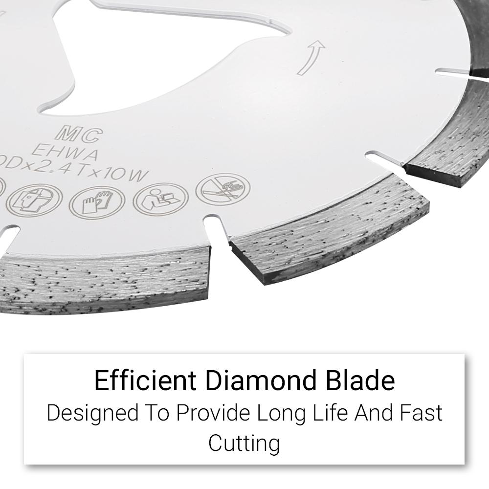 Ehwa ELSFF150MC 150mm (6") Soff-Cut Medium Concrete White Diamond Blade – image 2