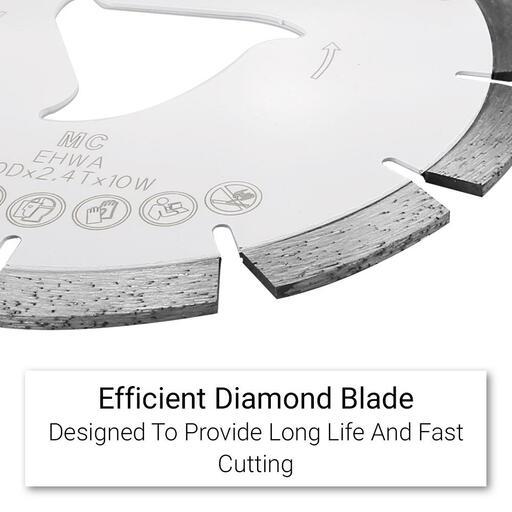 Ehwa ELSFF150MC 150mm (6") Soff-Cut Medium Concrete White Diamond Blade – image 2