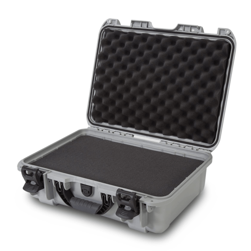 NANUK 925-1005 Silver Protective Waterproof Hard Case with Foam Insert