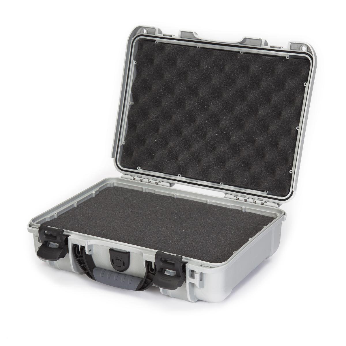 NANUK 910-1005 Silver Protective Waterproof Pelican Hard Case with Foam Insert – image 1