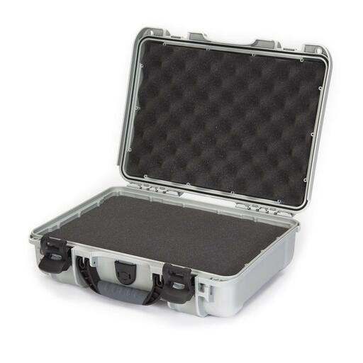 NANUK 910-1005 Silver Protective Waterproof Pelican Hard Case with Foam Insert