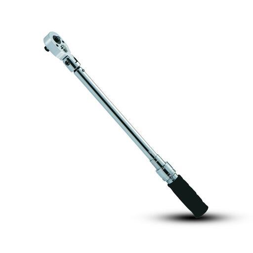 T&E Tools 63115 20-110Nm 3/8" Drive Felx-Head Clicker Torque Wrench
