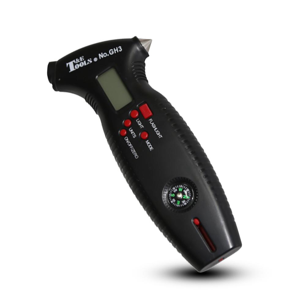 T&E Tools GH3 Tyre Gauge and Emergency Escape Tool  – image 1