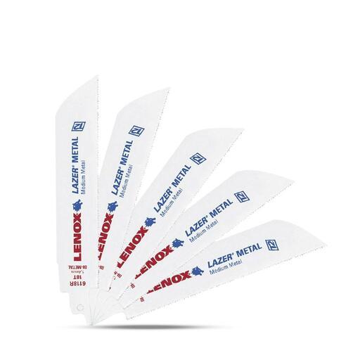 Lenox 201726114R 5-Pack 150mm x 25mm 14TPI Lazer Bi-Metal Reciprocating Saw Blade – image 4