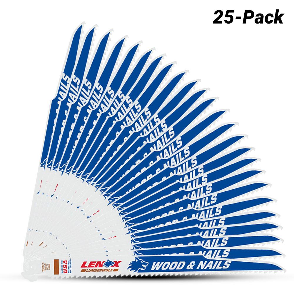 Lenox 20524B960R 25-Pk 255mm x 1.6mm (9") 10TPI Demolition Reciprocating Saw Blade – image 2