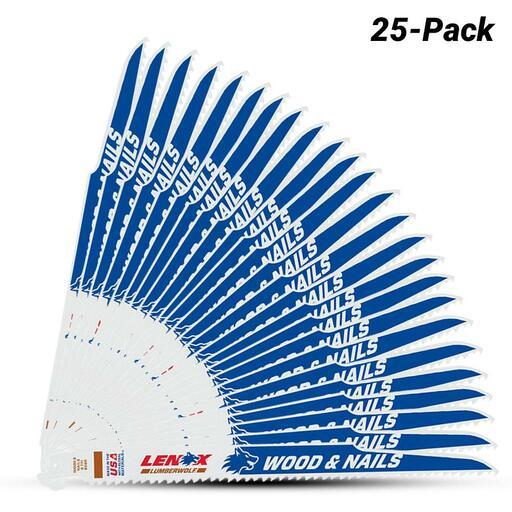 Lenox 20524B960R 25-Pk 255mm x 1.6mm (9") 10TPI Demolition Reciprocating Saw Blade – image 2