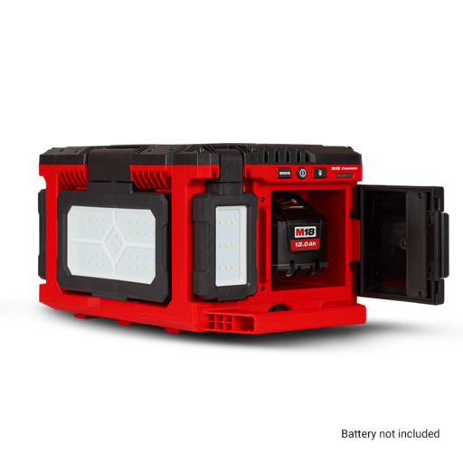 Milwaukee M18POALC-0 18V Li-Ion Cordless PACKOUT Area Light & Charger - Skin Only – image 3