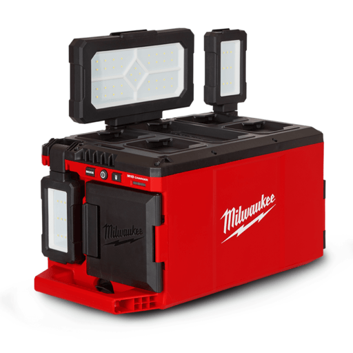 Milwaukee M18POALC-0 18V Li-Ion Cordless PACKOUT Area Light & Charger - Skin Only