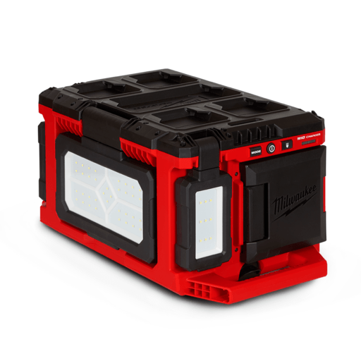 Milwaukee M18POALC-0 18V Li-Ion Cordless PACKOUT Area Light & Charger - Skin Only – image 2