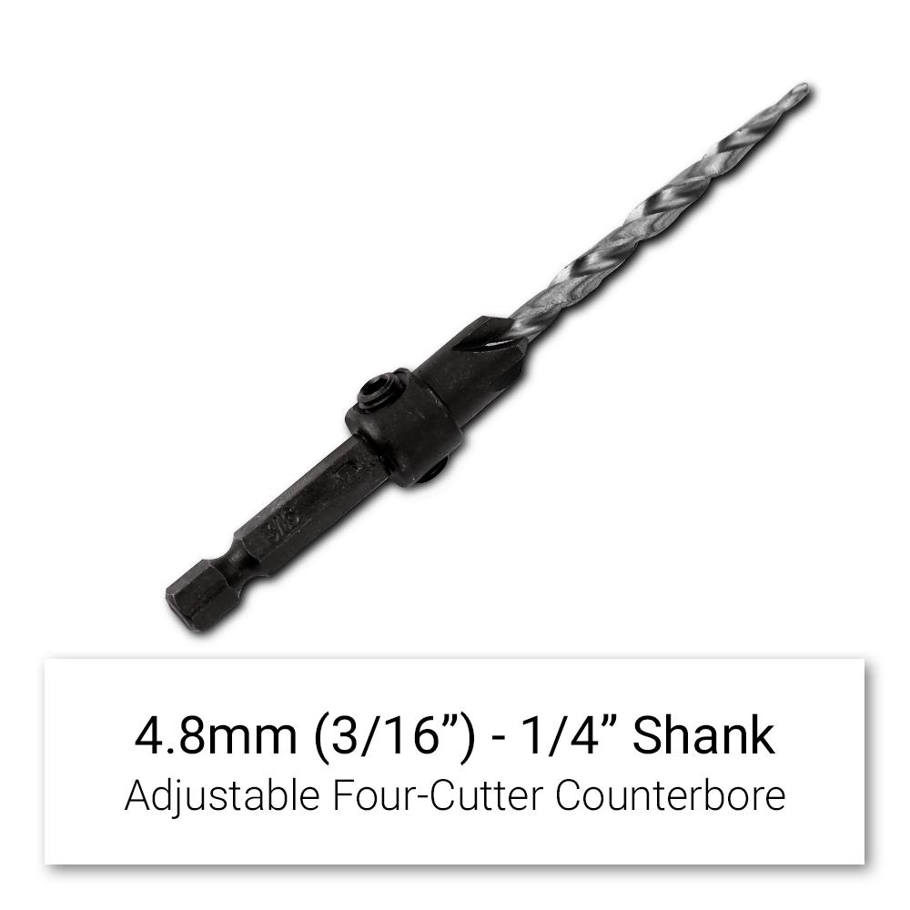 Xtorque XCD316 4.8mm (3/16") HSS Countersink Tapered Drill Bit – image 2