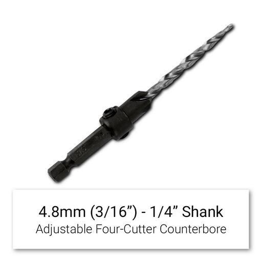 Xtorque XCD316 4.8mm (3/16") HSS Countersink Tapered Drill Bit – image 2
