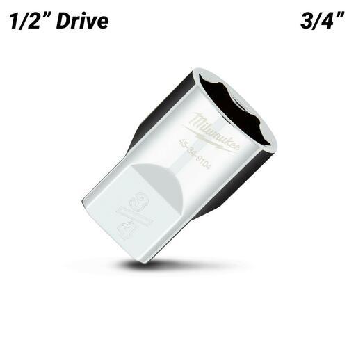Milwaukee 45349104 1/2" Drive 3/4" SAE 6 Point Socket – image 2