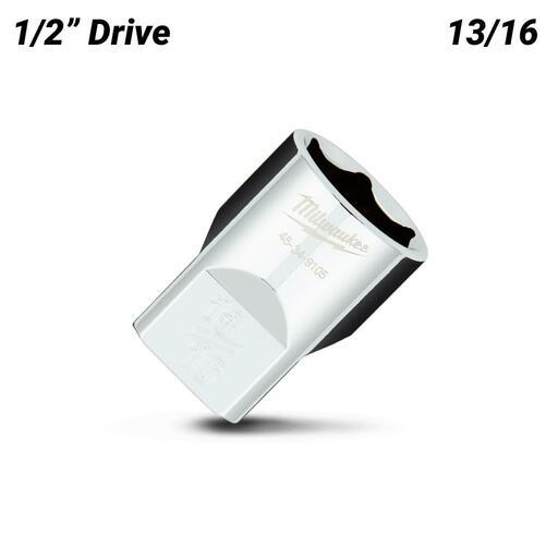Milwaukee 45349105 1/2" Drive 13/16" SAE 6 Point Socket – image 2