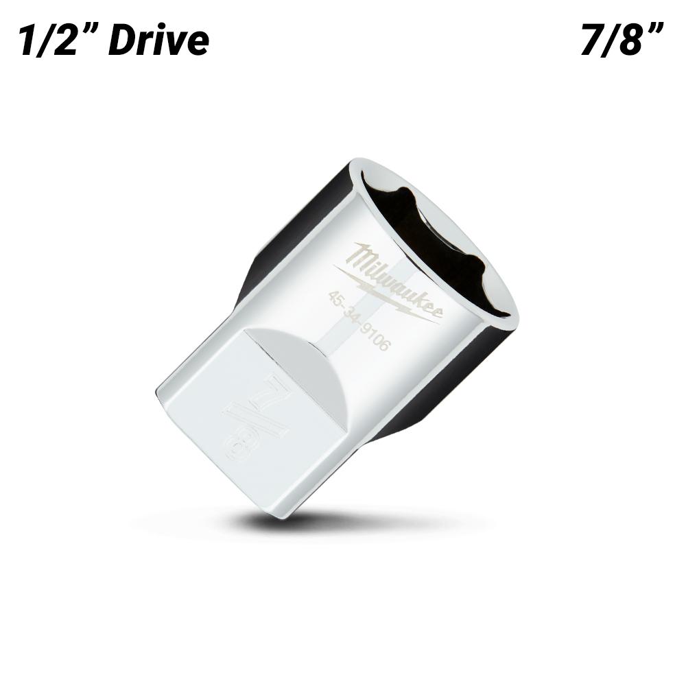 Milwaukee 45349106 1/2" Drive 7/8" SAE 6 Point Socket – image 2