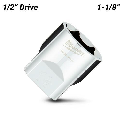 Milwaukee 45349110 1/2" Drive 1-1/8" SAE 6 Point Socket – image 2