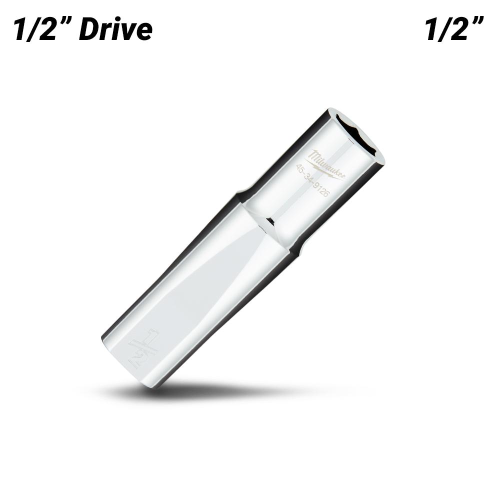 Milwaukee 45349126 1/2" Drive 1'2" SAE 6 Point Deep Socket – image 2