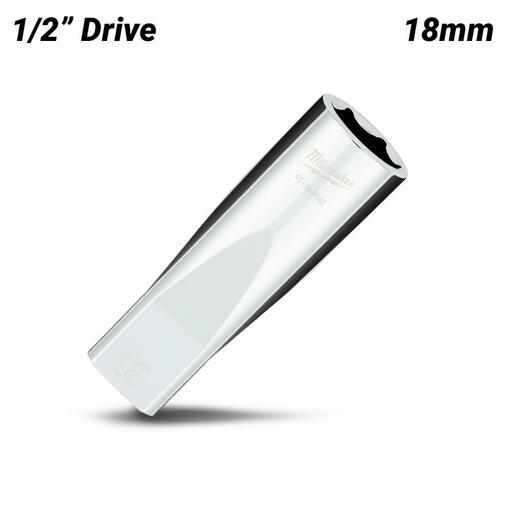Milwaukee 45349142 1/2" Drive 18mm Metric 6 Point Deep Socket – image 2