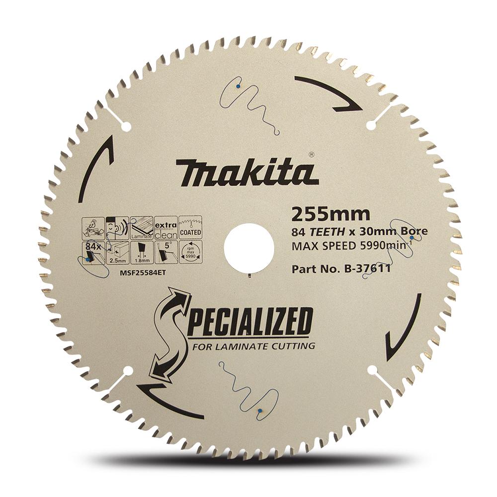 Makita B-37611 255mm (10") 84T Laminate Cutting Saw Blade – image 1