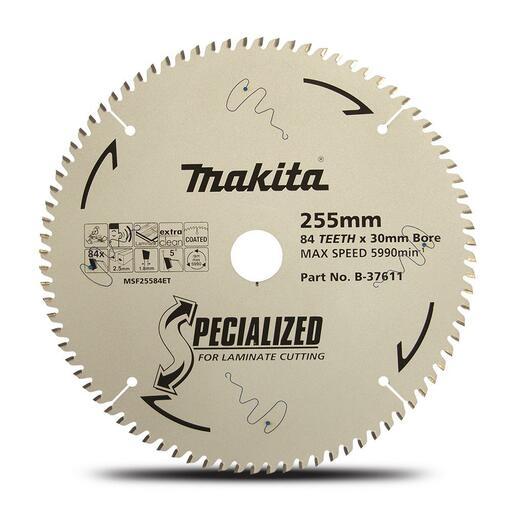 Makita B-37611 255mm (10") 84T Laminate Cutting Saw Blade