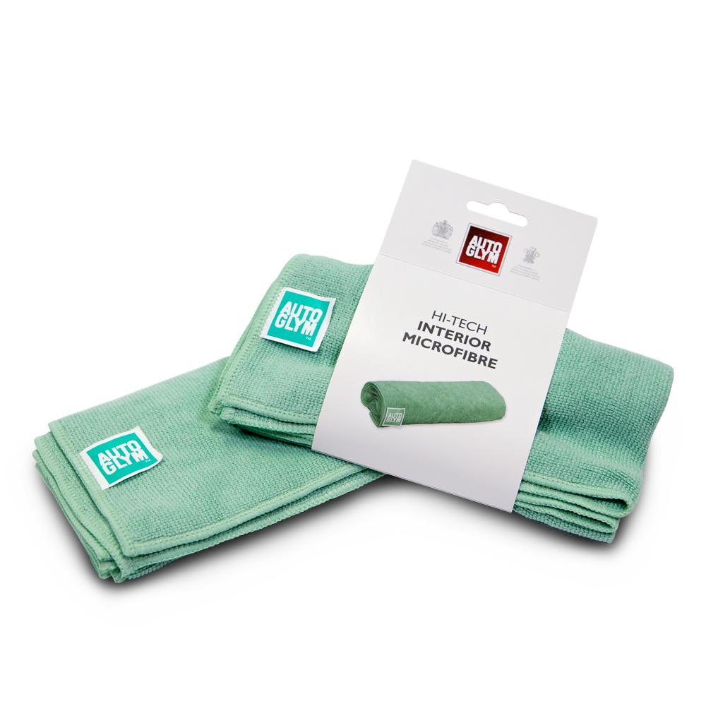 Autoglym AUAAU-HTIMG Green Hi Tech Interior Microfibre Cloth – image 1