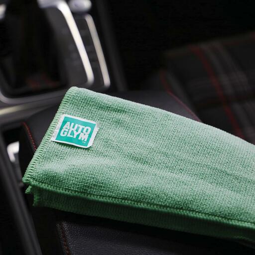 Autoglym AUAAU-HTIMG Green Hi Tech Interior Microfibre Cloth – image 3