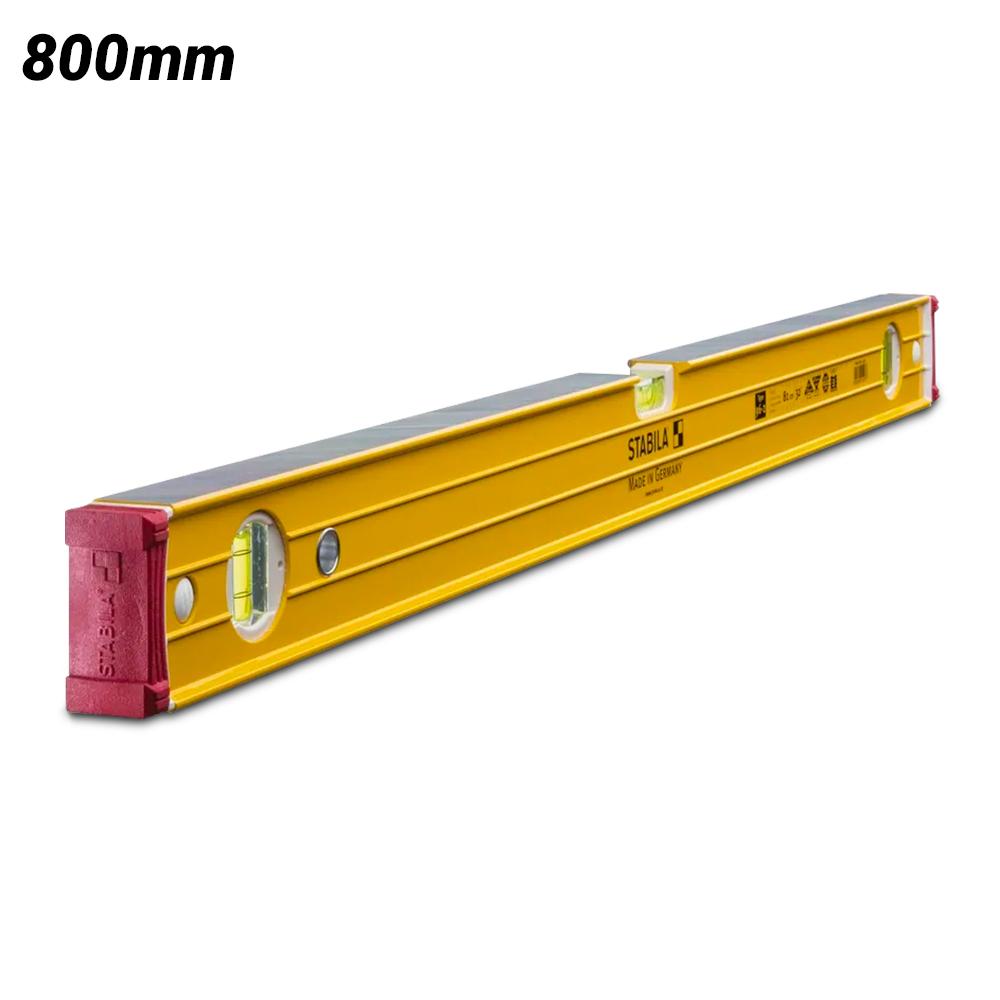 Stabila 96-2/80 800mm (31") 3 Vial Ribbed Box Frame Spirit Level – image 1