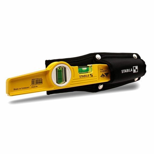Stabila 81SREM/25 250mm (10") 2 Vial Torpedo Magnetic Die Cast Spirit Level – image 2