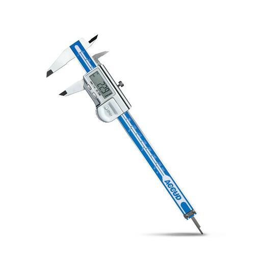 Accud AC-112-006-12 150mm (6") IP67 Coolant Proof Dual Scale Digital Caliper – image 2