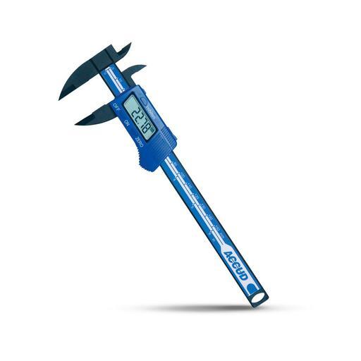 Accud AC-117-006-12F 150mm (6") Plastic Digital Caliper