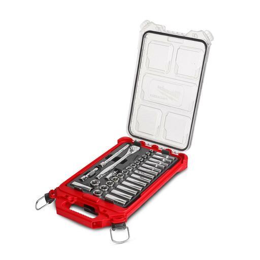 Milwaukee 48229482 32pce 3/8" Drive Metric Ratchet & Socket Set with PACKOUT – image 4