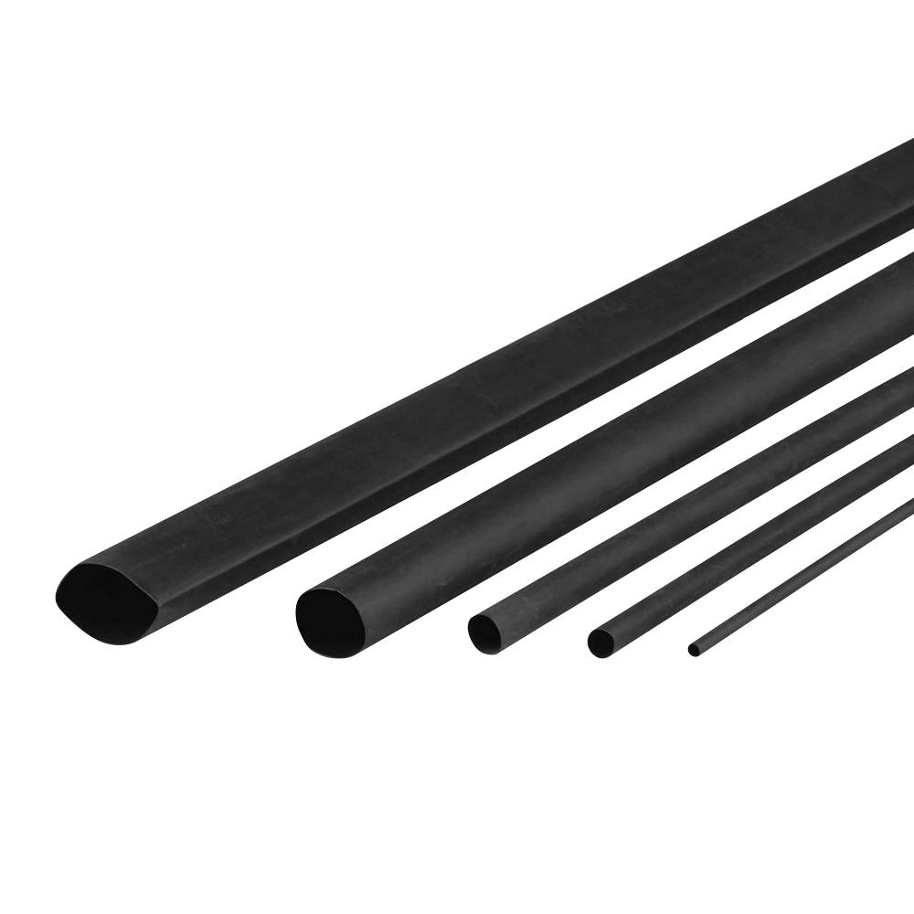 Cabac XLP1.5BK/4FT 1.60.8mm 1.2m Flexible Heat Shrink Tubing Black