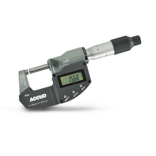 Accud AC-313-004-02 75-100mm (3-4") IP65 Coolant Proof Digital Outside Micrometer – image 2