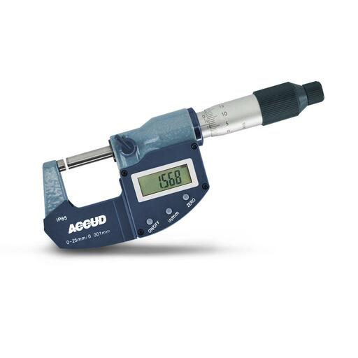Accud AC-313-006-02 125-150mm (5-6") IP65 Coolant Proof Digital Outside Micrometer – image 2