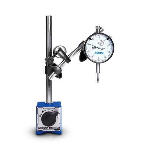 Accud AC-280-001-02 1" Fine Adjustment Dial Indicator & Magnetic Base – image 2