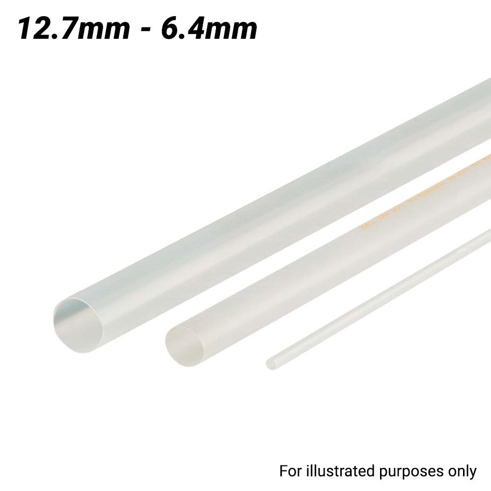 Cabac XLP13WH/4FT 12.7-6.4mm 1.2m Flexible Heat Shrink Tubing - White – image 1