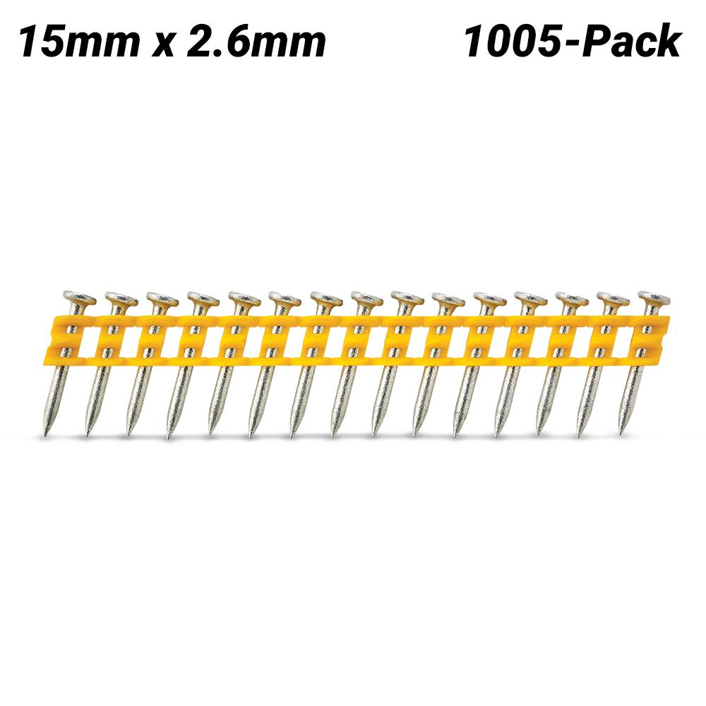 DeWalt DCN8901015 1005-Pack 15mm x 2.6mm Concrete Pins Suit DCN890 – image 4