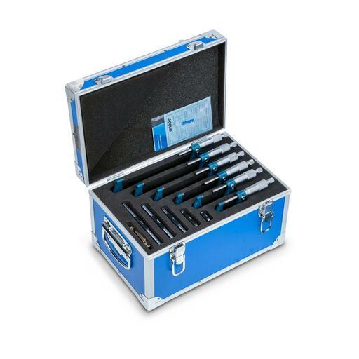 Accud AC-321-006-06 6pce 150mm (6") Metric Outside Micrometer Set 