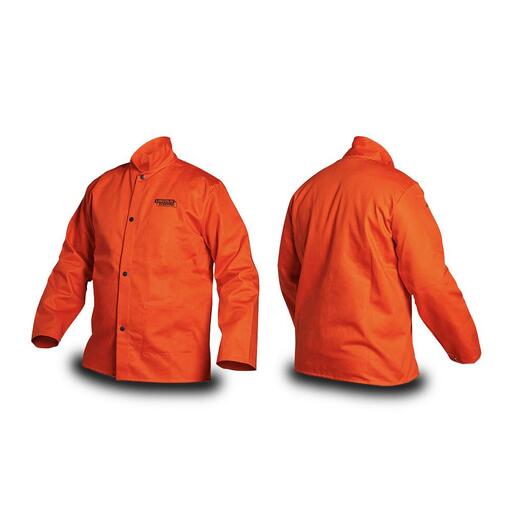 Lincoln Electric K4688 Fire Resistant Safety Welding Jacket - Orange