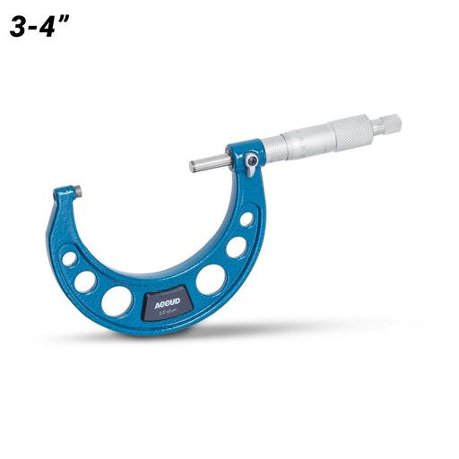 Accud AC-324-004-01 3-4" Imperial Outside Micrometer