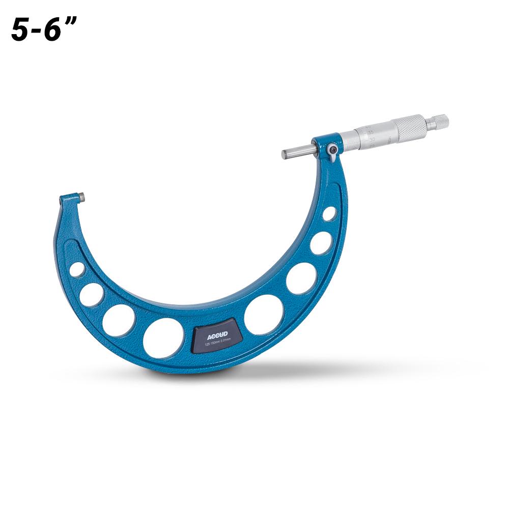 Accud AC-324-006-01 5-6" Imperial Outside Micrometer – image 1