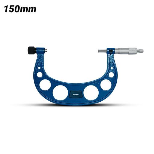 Accud AC-325-006-01 150mm (6") Outside Micrometer With Interchangeable Anvils