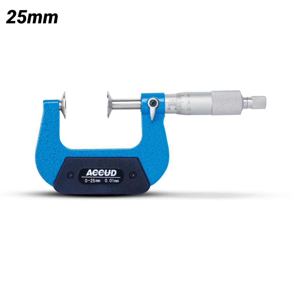 Accud AC-342-001-02 25mm (1") Outside Disc Micrometer – image 1