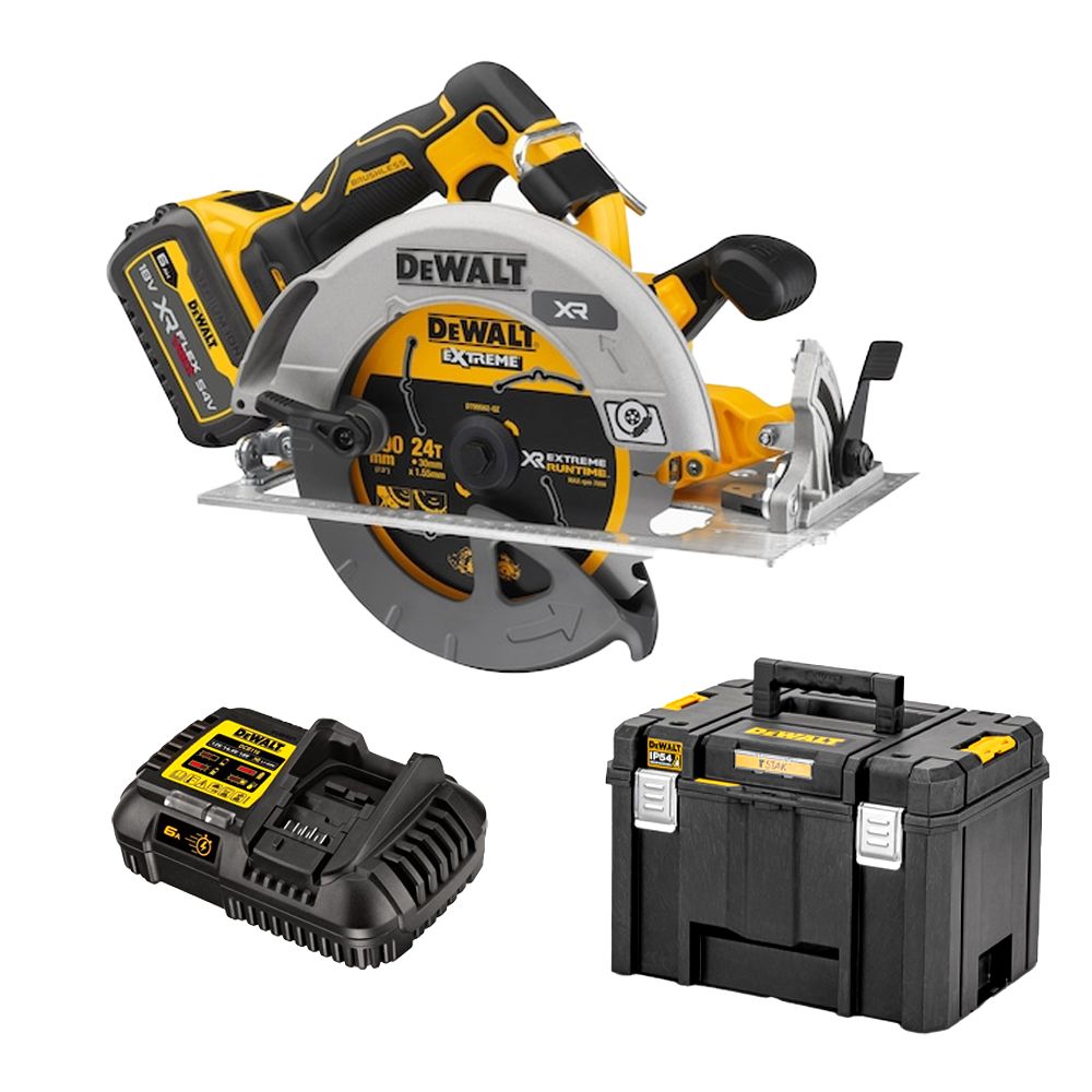 DeWalt DCS573T1-XE 18V 6.0Ah FlexVolt Advantage XR Li-Ion Cordless Brushless 184mm (7") Circular Saw Combo Kit – image 1