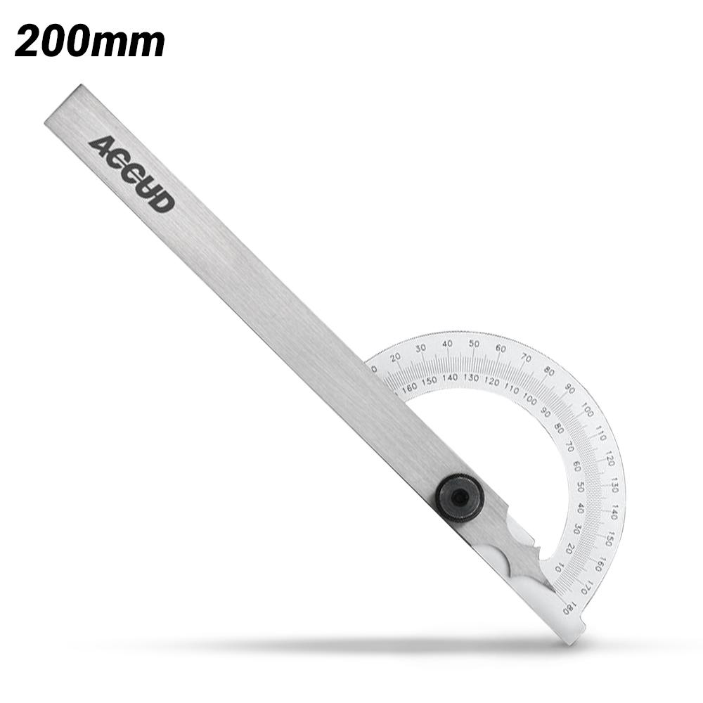 Accud AC-812-006-01 200mm (8") Combination Square With Protractor Head – image 1